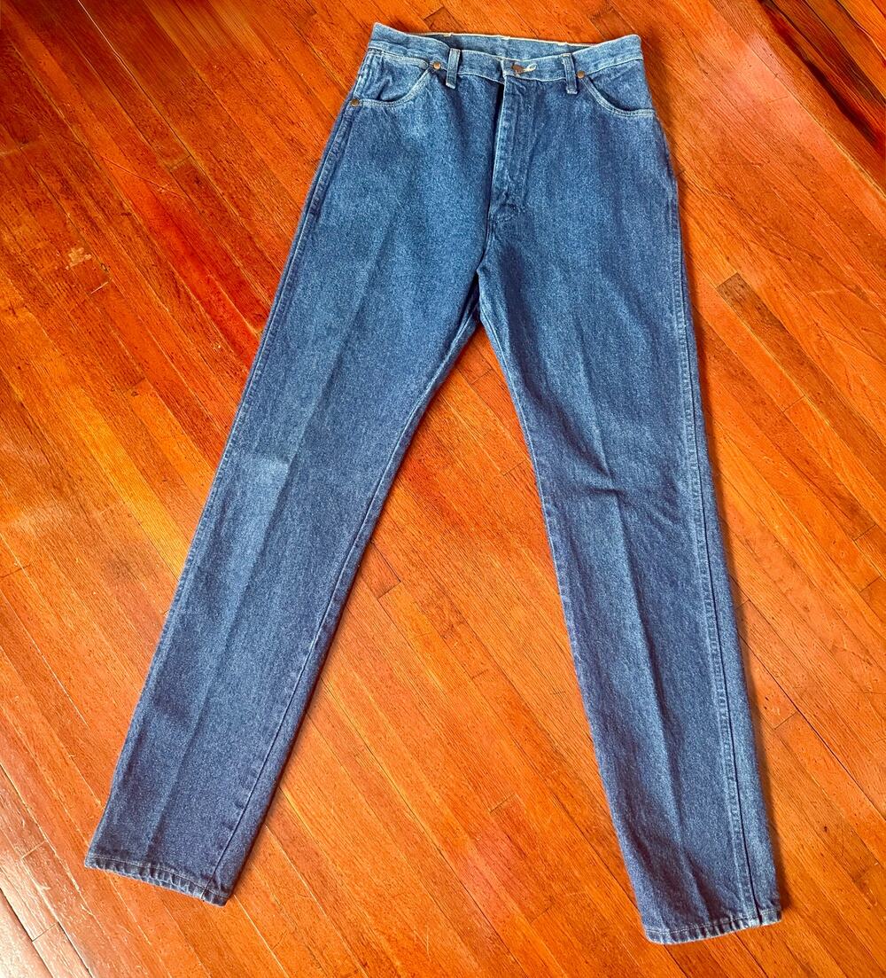 Vintage 70’s Wrangler Bareback Denim High Waisted Straight Jeans XXS